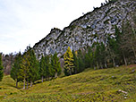 Durch die Nordwand der Harauer Spitze führt ein sehr schwieriger Klettersteig