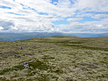 Rechts unten im Tal liegt Dombås