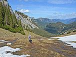 Wir durchwandern das Lösertal, ...