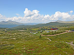 Links im Hintergrund zeigt sich der Blåhøe