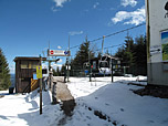 Die Bergstation der Blombergbahn