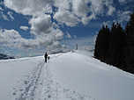 Auf den letzten Metern zum Zwieselberg-Gipfel