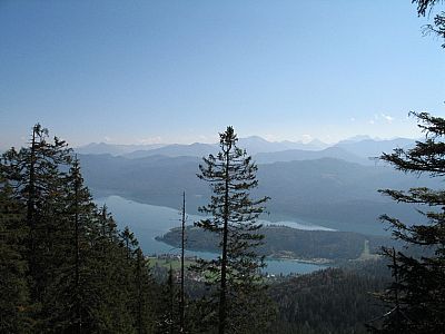 Immer mehr vom Walchensee wird sichtbar