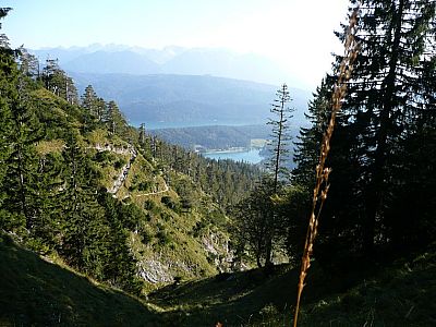 , aber immer bei schöner Aussicht, ...