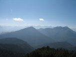 Am Horizont das Wettersteingebirge