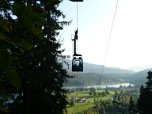 Unter der Seilbahn hindurch...