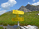 ...und erreichen einen Abzweig