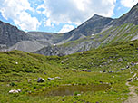 Blick hinauf zur Hinteren Großwandspitze