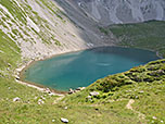 ...und steigen im Anschluss zum Wildsee hinunter