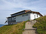 Wir verlassen die Bergstation am Lärchfilzkogel...