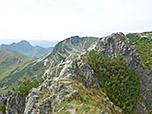 Vor uns taucht der Ausläufer des Wildseeloders auf