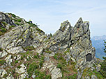 Über einfache Felsen...