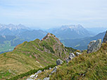 Blick hinüber zum Gipfel des Marokka