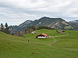 Blick hinunter zur Deindlalm