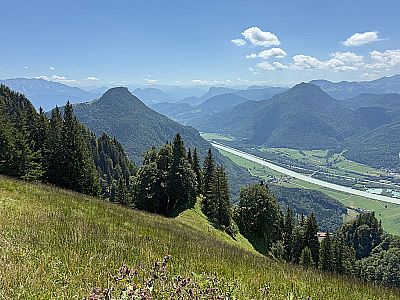 ...und das südliche Inntal mit dem Kranzhorn