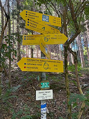 Im Anschluss stoßen wir auf eine Kreuzung...