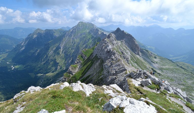 Hindelanger Klettersteig (2280 m) - der Panoramaklettersteig in den Allgäuer Alpen