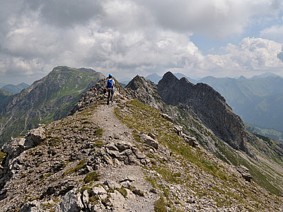 Ein paar Meter nach dem Wengenkopf ...