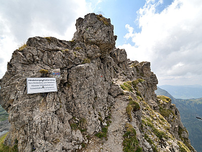 ... dann ist das Ende des Klettersteigs nicht mehr weit.