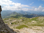 Der Blick nach Süden zum Edmund-Probst-Haus