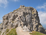 Der Blick zurück auf den Westlichen Wengenkopf