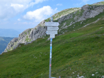 Am Wegweiser lohnt es sich, nochmal auf die Uhr zu sehen