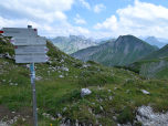 Noch ist die Hütte nicht sichtbar, ...
