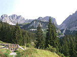 Ausblick von der Wochenbrunner Alm