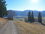 ...und wandern in Serpentinen...