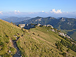 Blick zurück zum Sattel