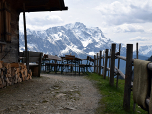 Terrasse mit Zugspitzblick