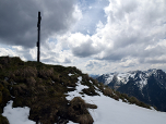 Das Gipfelkreuz des Hirschbichel