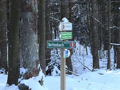 Hier biegen wir rechts ab