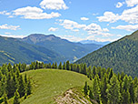 Blick zurück zum Kirchberg