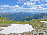 Blick zurück zur Hochebene