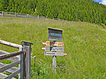 Wegweiser am Lahnerhof