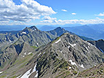 Blick zu den Plattenspitzen und zum Ifinger