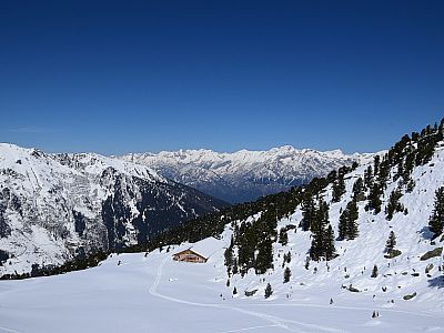 Das Inntal hinter dem Pofersalm-Hochleger