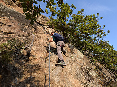 ... bevor wir die nächste Steilstufe in Angriff nehmen.