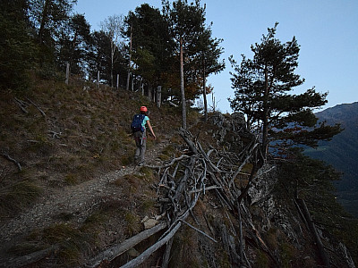... dann haben wir endgültig das Ende des Klettersteigs erreicht.