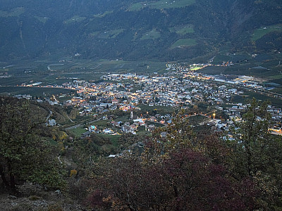 In Naturns gehen mittlerweile die Lichter an