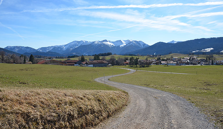 Hocheck (903 m) - Hofkapellenwanderung von Hundham