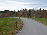 Vom Gasthaus gehen wir zurück zum Waldrand...