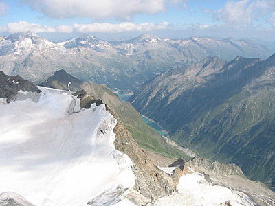 Der Schlegeis-Speicher im Zillertal