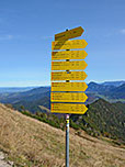 ...beginnt der Abstiegsweg über die Farnbödenalm