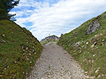 Kurz vor der Enzianhütte