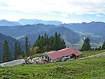 Blick zurück zur Enzianhütte