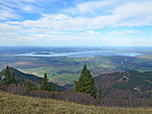 Ein erster Blick zum Chiemsee