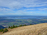 Blick vom Gipfel zum Chiemsee...