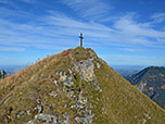 Ein letzter Blick zurück zum Gipfel des Hochgern